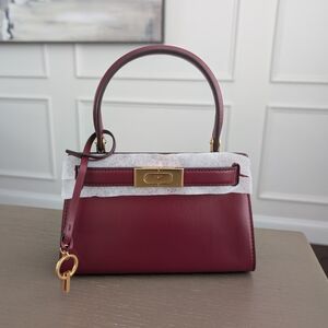 Tory Burch Burgundy Satchel Mini